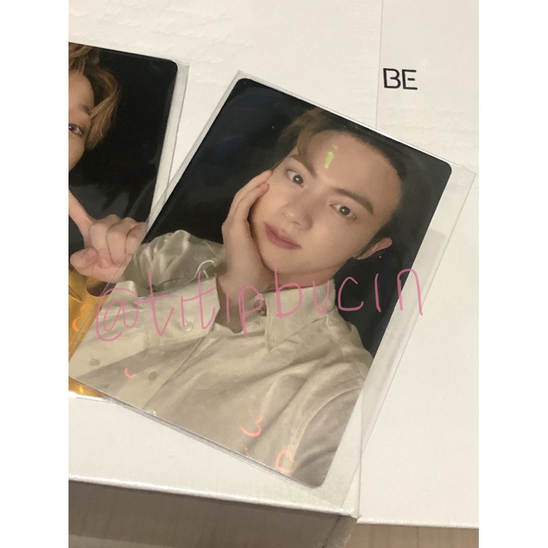 READY  INA - BTS BE Deluxe Jin Holo Japan Fanclub Lucky Draw Limited