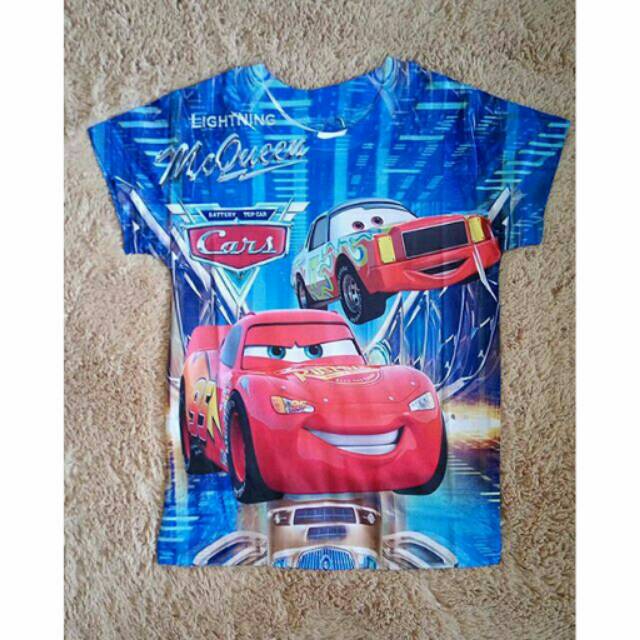 Kaos anak Cars