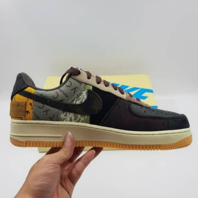 SEPATU NIKE AIR FORCE 1 LOW TRAVIS SCOTT CACTUS JACK PK QUALITY