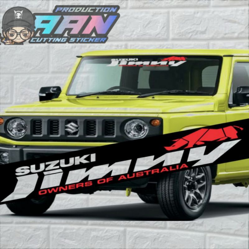 sticker cutting jimny buat kaca depan mobil stiker mobil bahan anti air