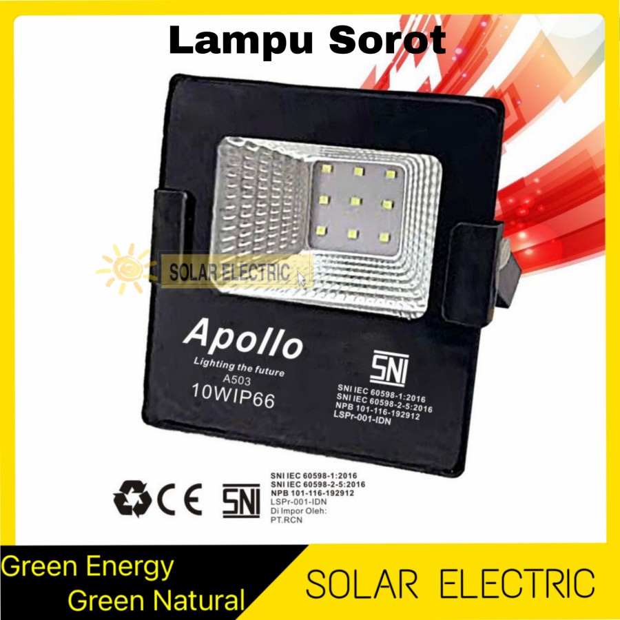 Lampu Sorot LED 10 Watt IP66 LED Flood Light Out Door CAHAYA putih