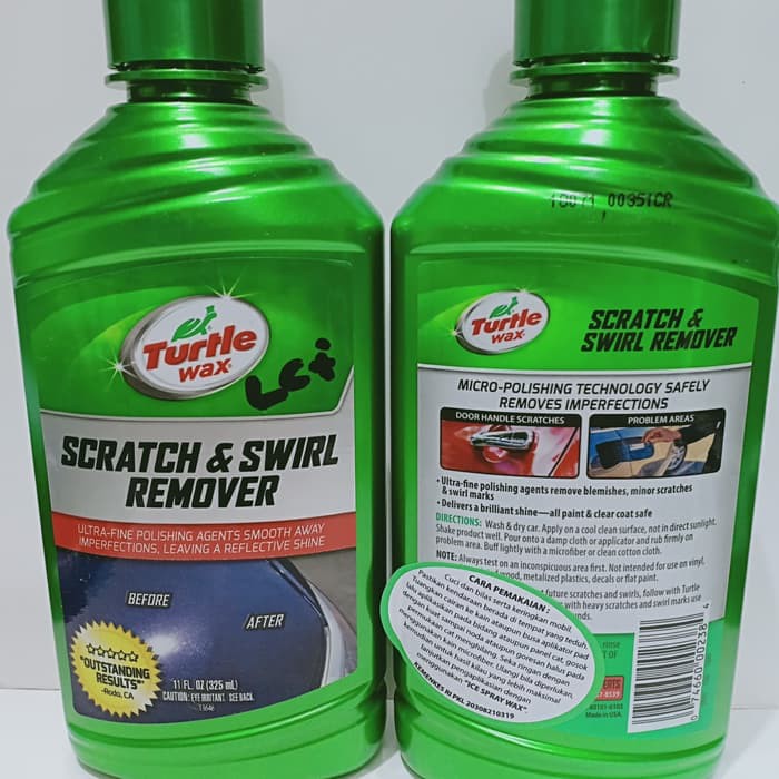 TURTLE WAX SCRATCH N SWIRL REMOVER - TURTLE WAX PENGHILANG BARET