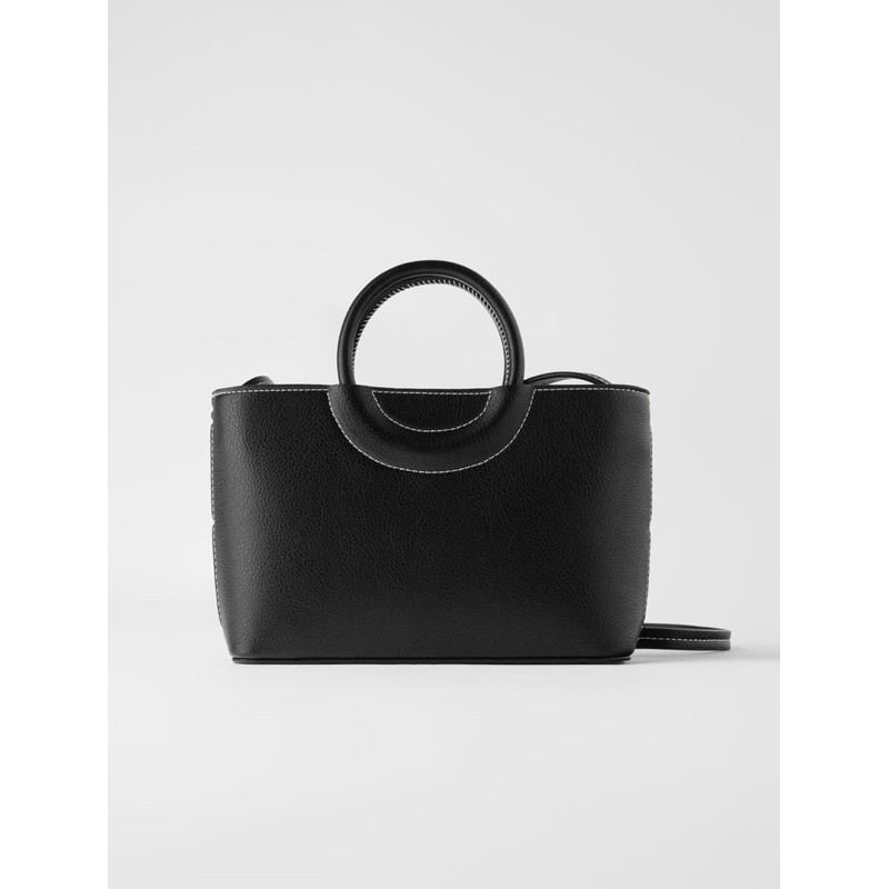zara mini tote bag