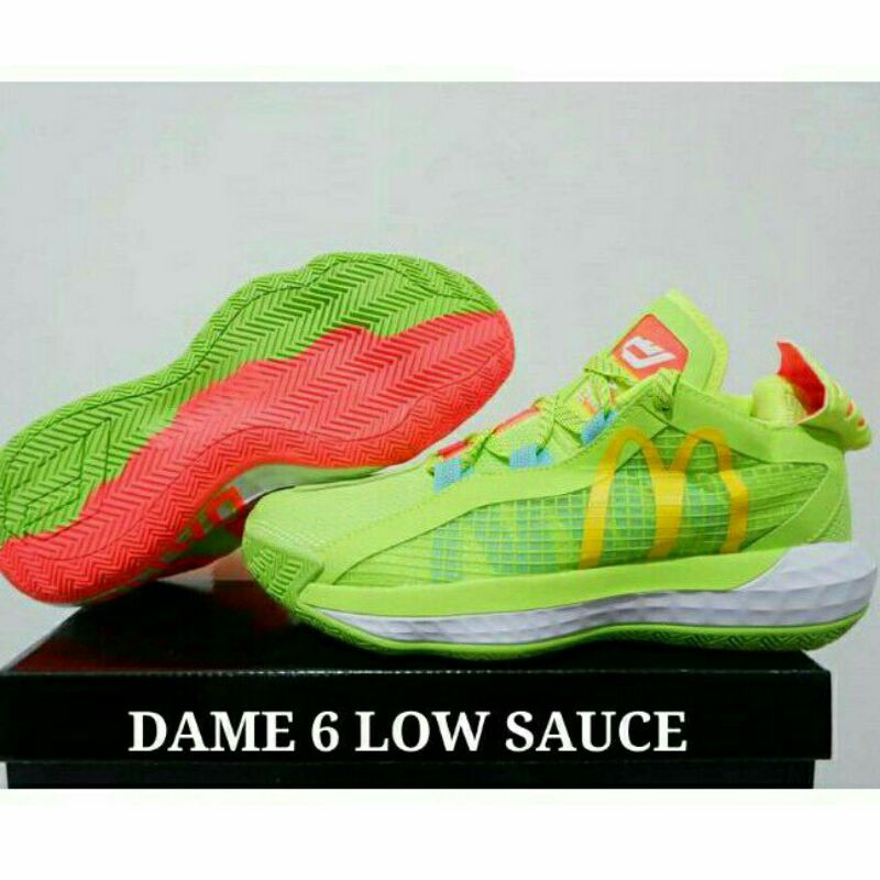 SEPATU BASKET ADIDAS DAME 6 LOW SAUCE