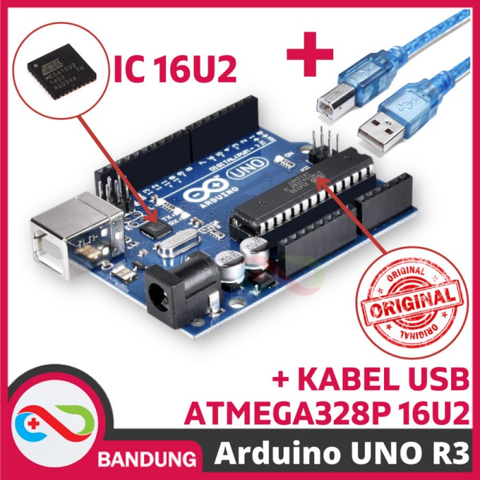 UNO R3 DIP ATMEGA328P ATMEGA 16U2 COMPATIBLE BOARD PLUS KABEL