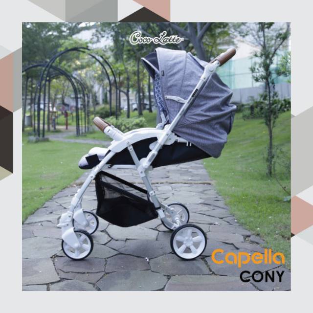 stroller kereta dorong bayi hadap ibu Cocolatte Capella Cony S230