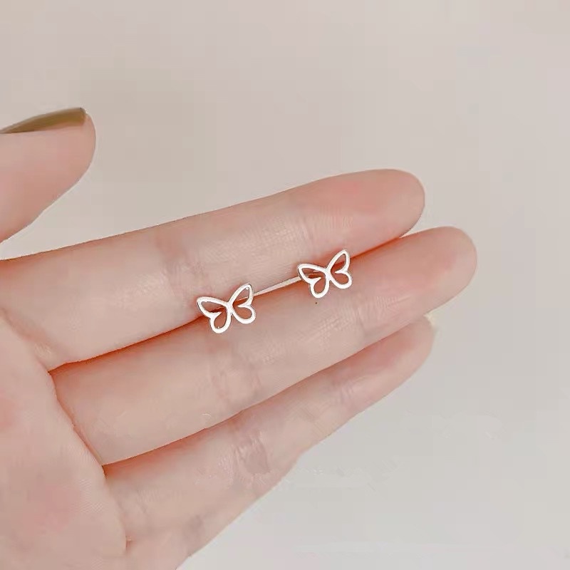 Magic789 Anting Tusuk Sterling Silver 925 Model Hatibulanbunga Chic Untuk Wanita