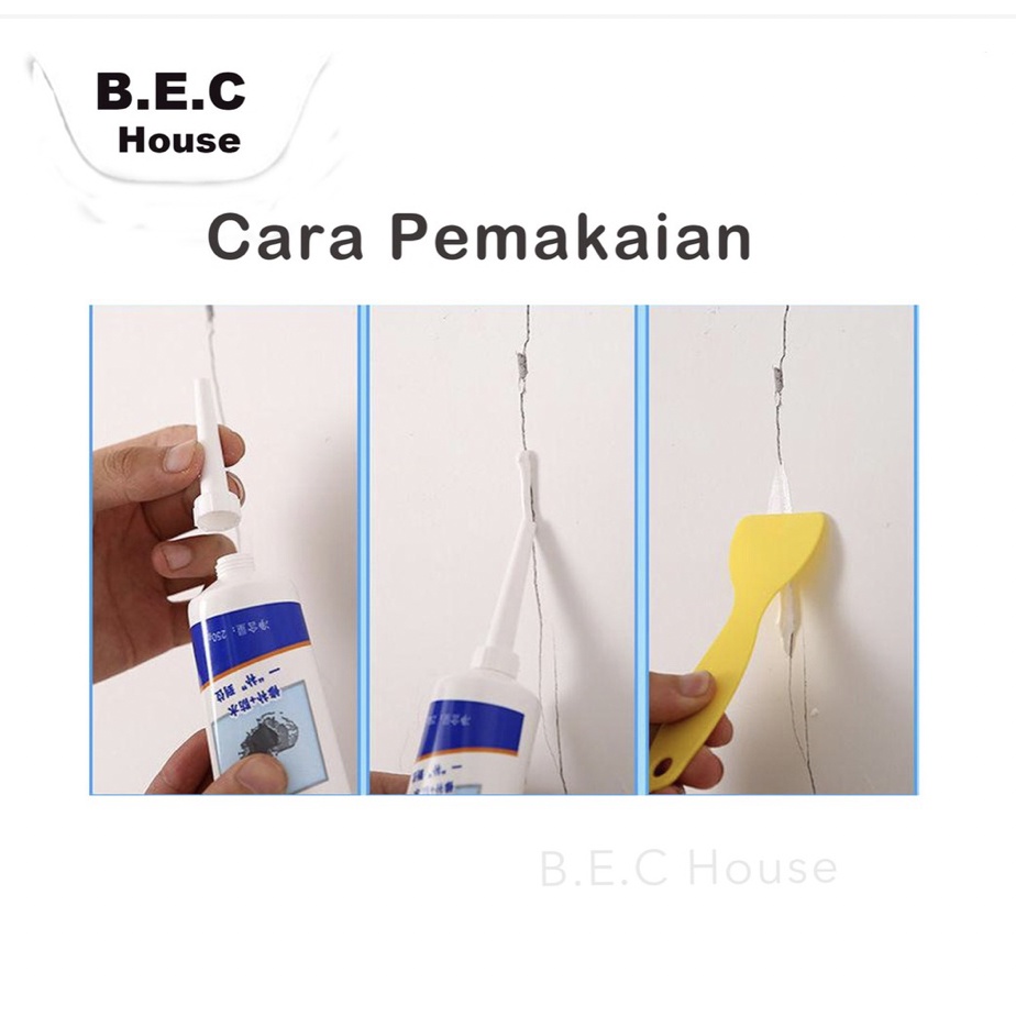 [KEMASAN BARU] Wall Repair Pasta Dempul Penambal Dinding Cream Instan Water Proof