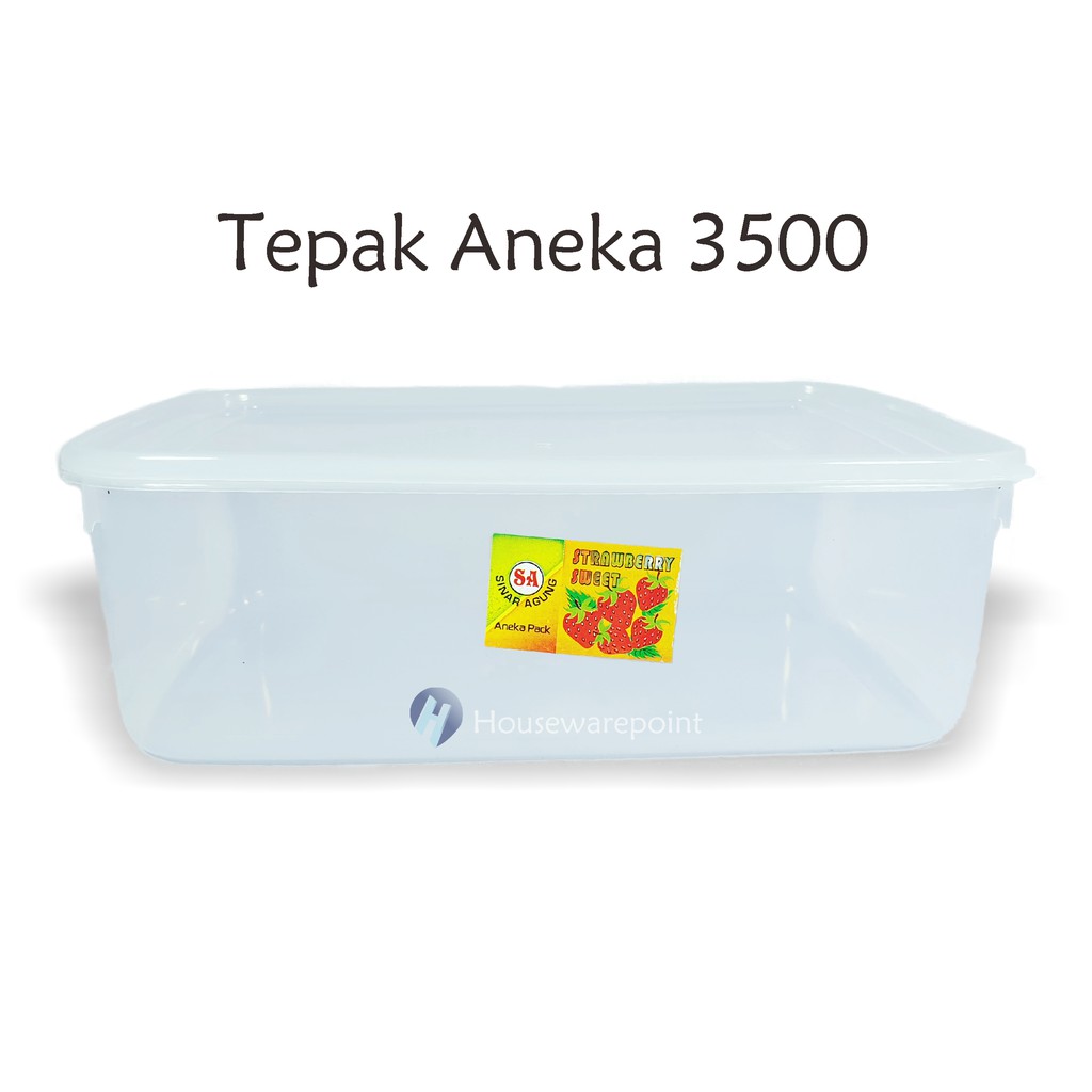 6 pcs Kotak Serbaguna/ Tepak Serbaguna/ Tepak Bening/ Tepak Souvenir/ Kotak Plastik Bening (ANEKA 35