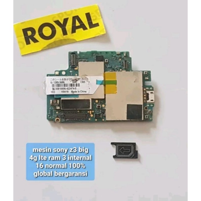 mesin sony xperia z3 big 4g lte ram 3gb internal 32gb snapdragon  normal 100% segel mesin bergaransi