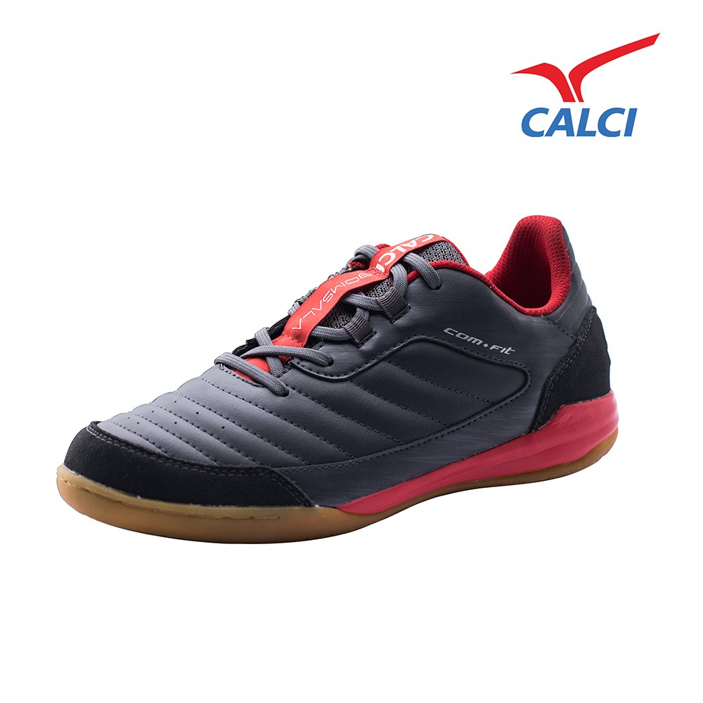 Calci Sepatu Futsal Bomsala Inflict - Stonegrey Red