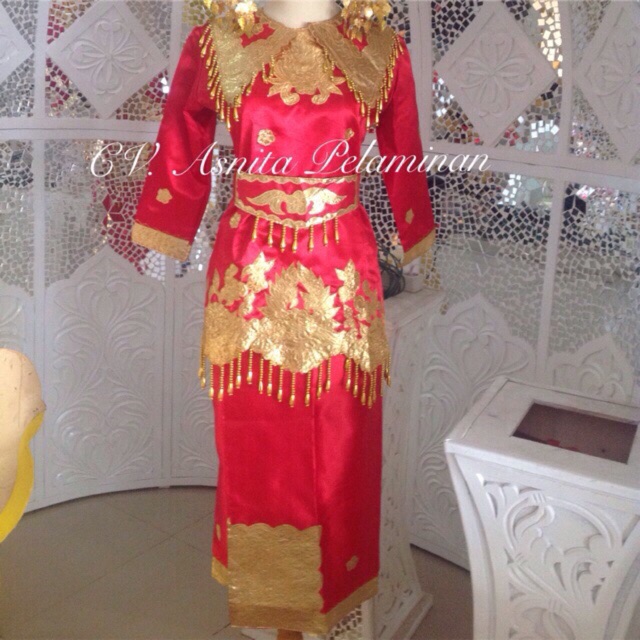 Baju Adat Padang Untuk Anak Sma Acara Pesta Pernikahan Karnaval Wedding Tari Shopee Indonesia