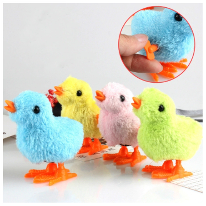MMTOYS CM026 Mainan Anak Ayam Berjalan Model Putar Untuk Anak / Ayam Putar Jam-1