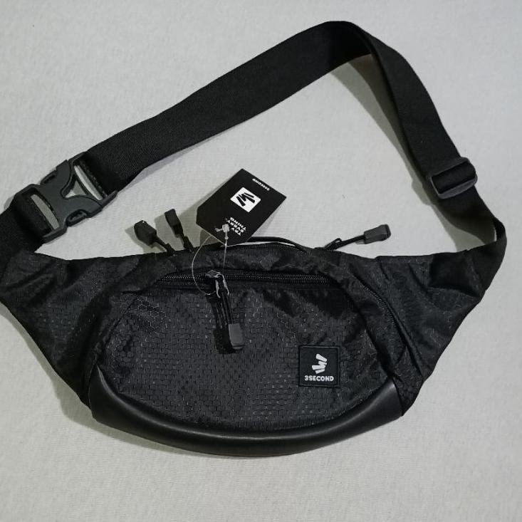 TAS PINGGANG GREENLIGHT FREE STIKER WAIST BAG DISTRO MOTIF ORIGINAL TAS SELEMPANG PRIA KEREN - KKC.2