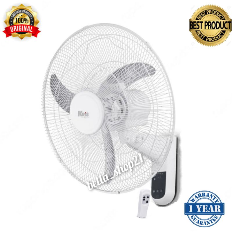 Kipas angin dinding 18 inch dengan remote