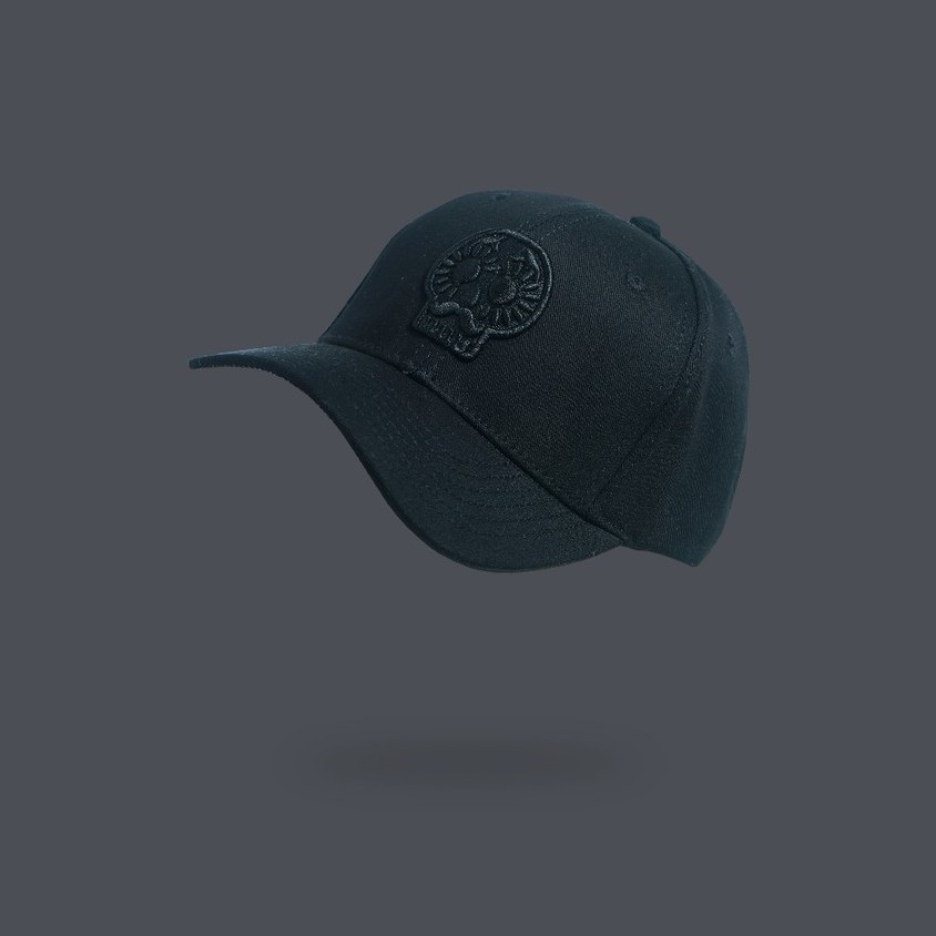 "Black Skull" - BaseballCap Feels.Co - Topi