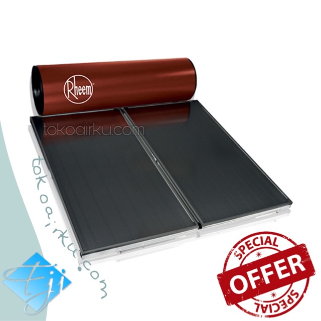 Pemanas Air Rheem Indirect System 300 SS Solar Water Heater | Shopee