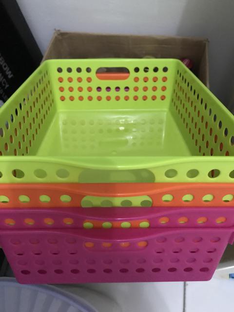 Tidy Mesh Large / Keranjang Serba Guna / Wadah / Kotak Penyimpanan / Atk