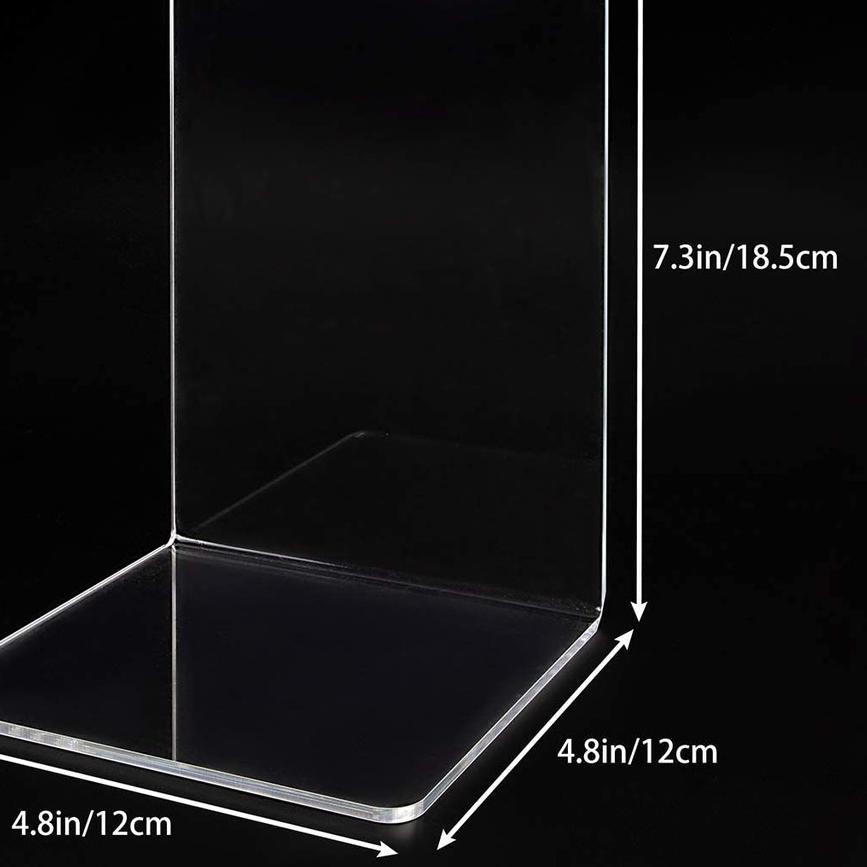 

(X39) ACRYLIC BOOK STAND PENAHAN BUKU PEMBATAS BUKU GANJAL BUKU 2mm harga bersaing