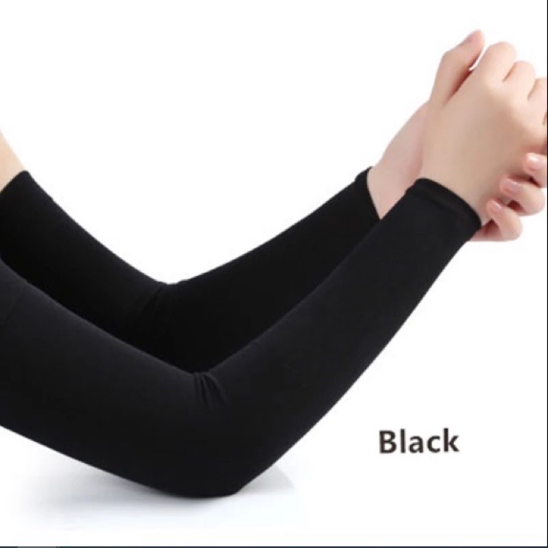 handsock polos / manset lengan panjang muslimah / tangan tanpa lubang jempol