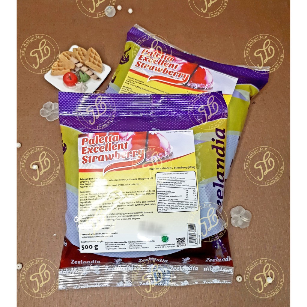

Paletta Filling / Selai Strawberry (500 gram)