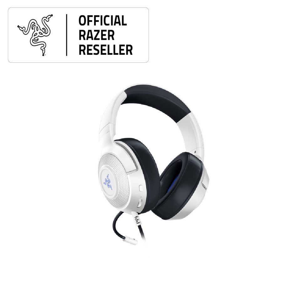 Razer Kraken X For Playstation White - Console Wired Gaming Headset 100% Original Garansi Resmi