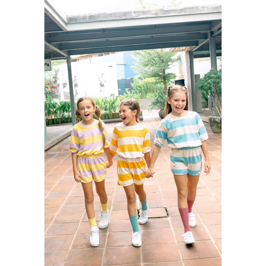 BOHOPANNA - STRIPE SET - SETELAN ANAK - PAKAIAN ANAK