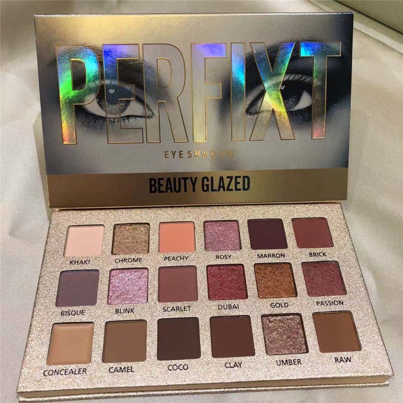 Beauty Glazed Eyeshadow  Perfect Mix Beauty Glazed Perfixt 18 Color Eyeshadow Palette Eyeshadow Shimmer BeautyGlazed