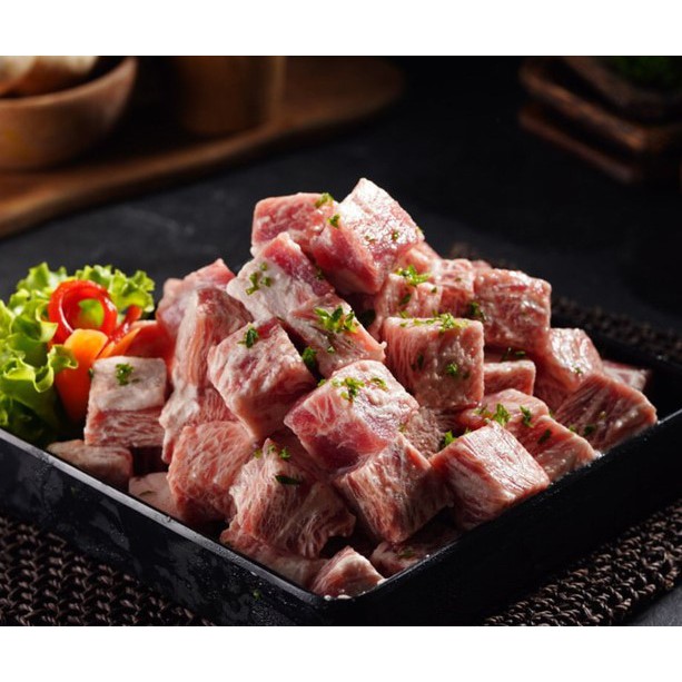 

saikoro beef 500gr 0.5 kg BBQ Beef kotak