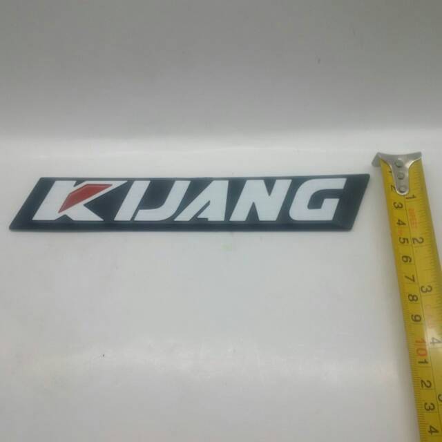 Emblem/ stiker/ tulisan KIJANG. Putih. Kijang super/ 5K