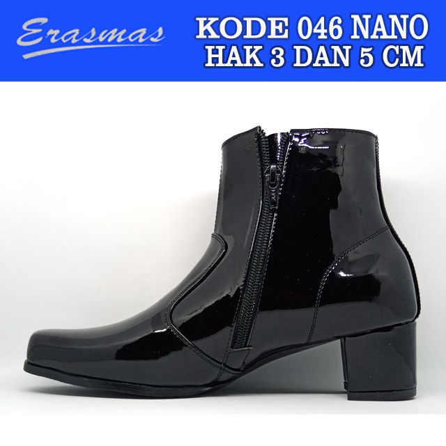 Sepatu Boot PDL Sus 046 Erasmas Resleting KOTAK POLWAN Kowad DISHUB POL PP SIPIR Secwan Security