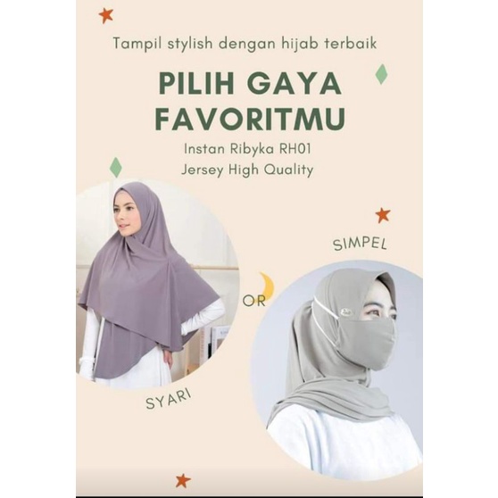 RH01 Hijab Syari Ori Ribyka