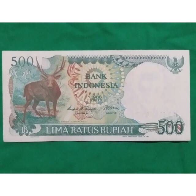 UANG KUNO UANG MAHAR 500 rupiah Rusa Gress