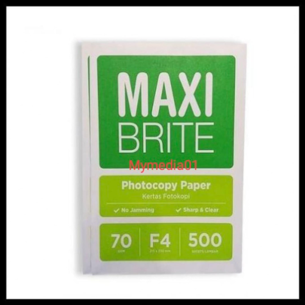 

KERTAS HVS MAXI BRITE F4 70 GRAM