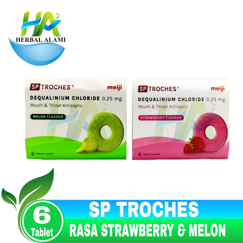 Sp Troches Dequalinium Chloride 0,25mg ISI 6