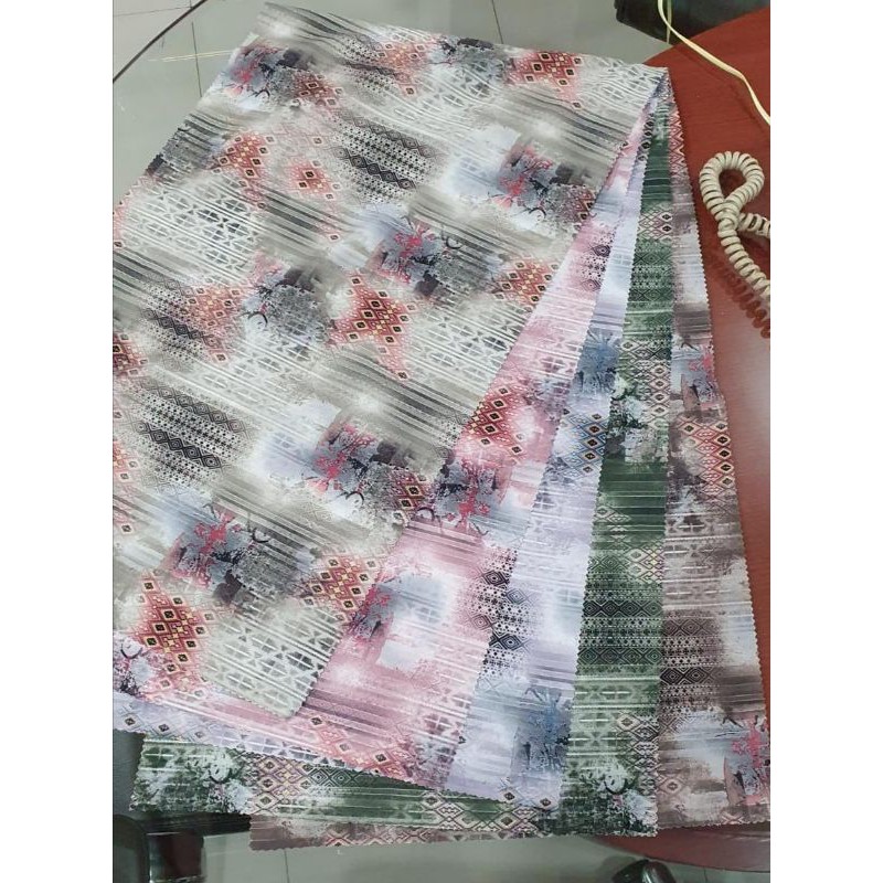 kain rayon motif strech premium/kain rayon motif street