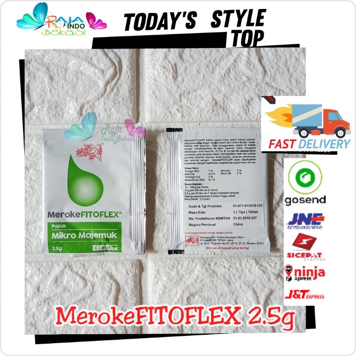 Fitoflex 2.5 Gram - Pupuk Mikro Majemuk Meroke Fitoflex Pupuk Semprot Daun Pemicu Bunga Buah