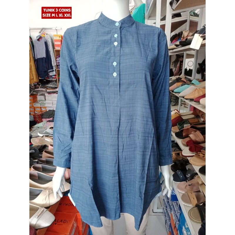 Kemeja Tunik Three Coins