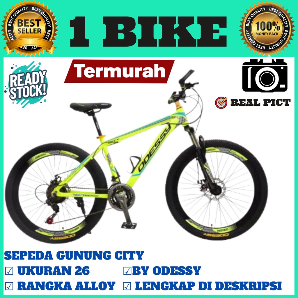 Sepeda Gunung MTB 26 ODESSY CITY ALLOY SEPEDA DEWASA , SEPEDA ANAK