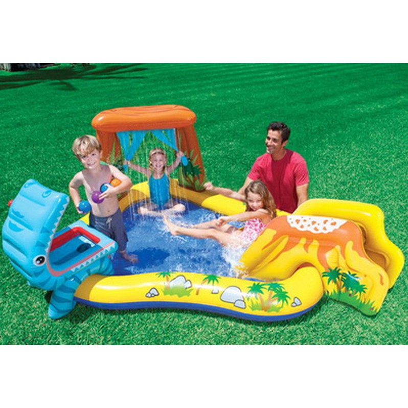 Kolam Renang Dinasaurus Kids Play Center Swimming Pool - INTEX #57444