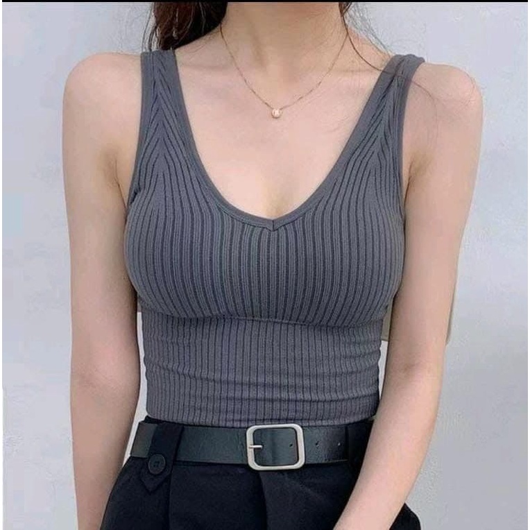 Tanktop Bra polos Tengtop model korea tanktop import polos wanita