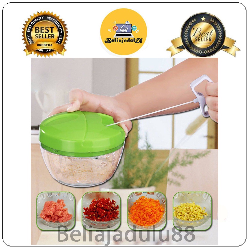 Beliajadulu88 Chopper Blender Tarik besar/ Blender Manual / Blender sayur dan buah U128