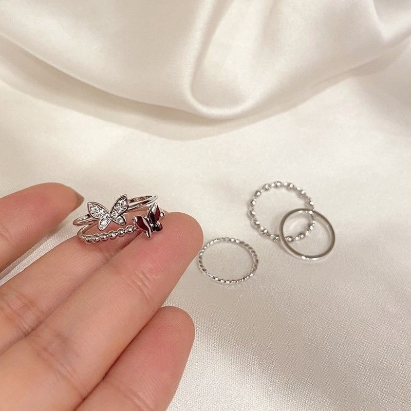 Cincin Desain Kupu-Kupu Untuk Wanita