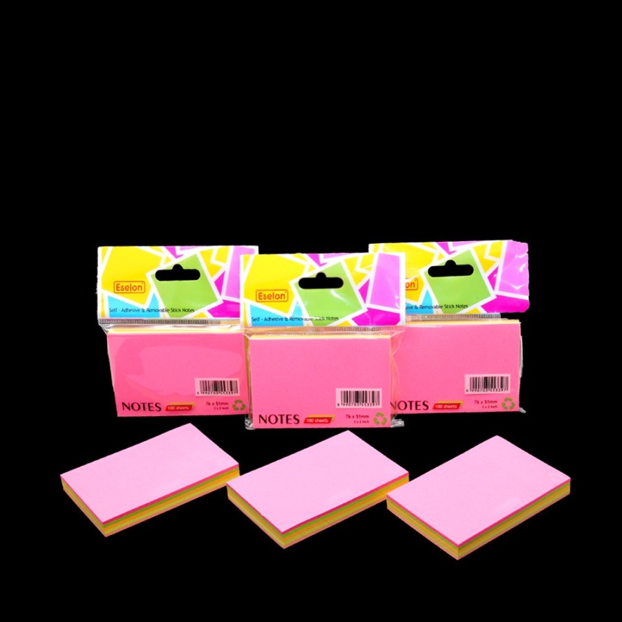 

stick note / post it / kertas memo eselon warna warni uk 76x51mm