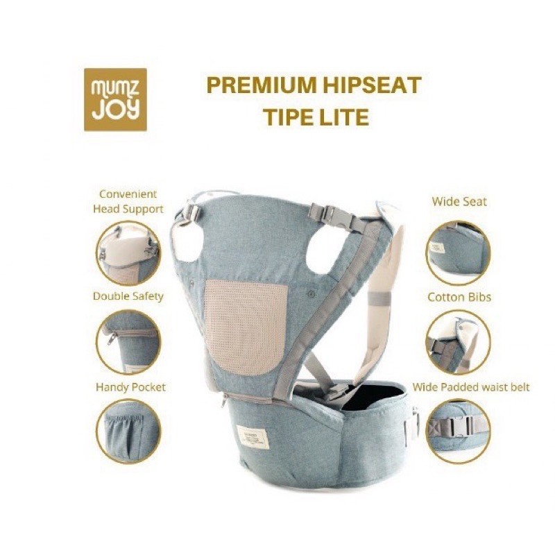 hipseat mumzjoy tipe Lite