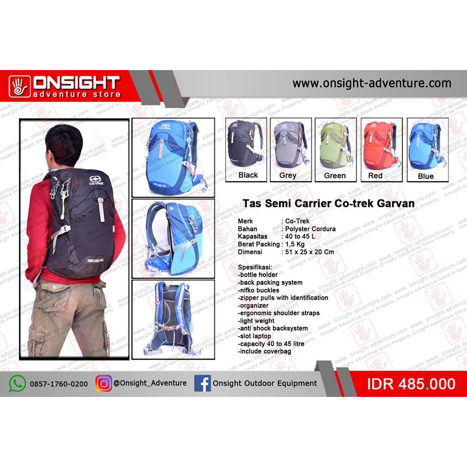 Tas Semi Carrier Co-trek Garvan