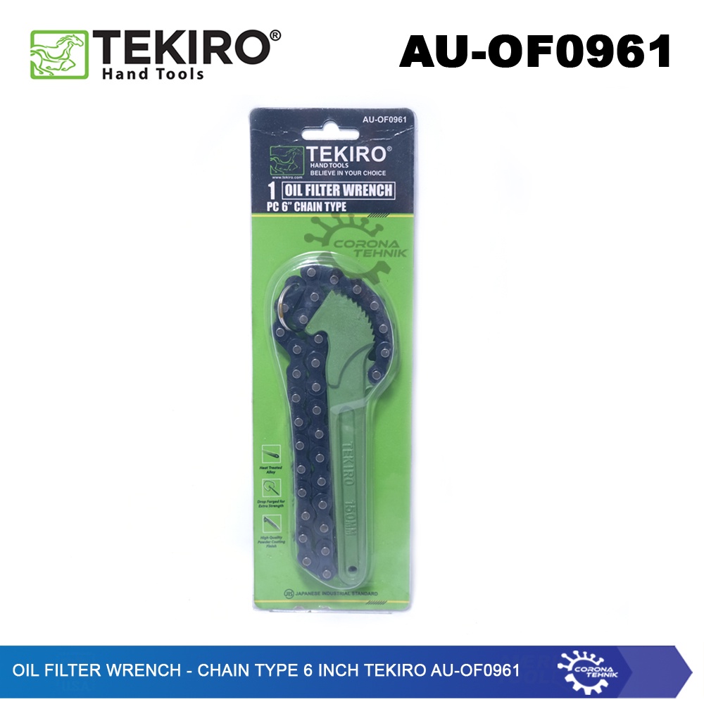 Chain Type 6 Inch Tekiro AU-OF0961 - Oil Filter Wrench