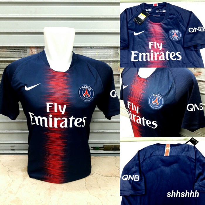 JERSEY BOLA PSG HOME OFFICIAL 2018-2019 GRADE ORI I JERSEY BOLA 2018