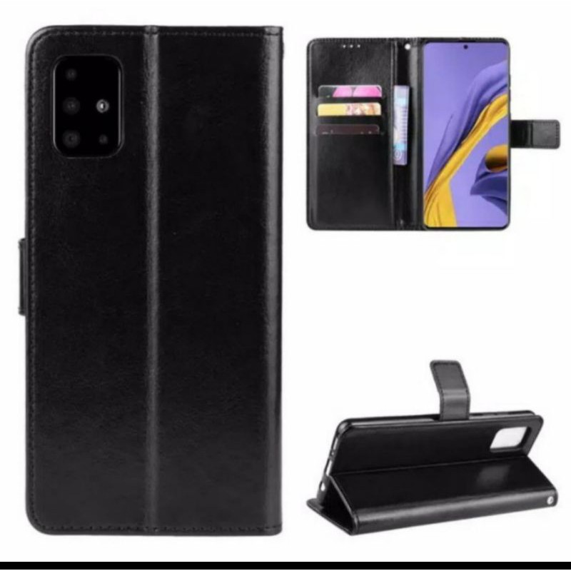 Flip Case Samsung Galaxy M51 2020 Flipcase Premium Leather Full Cover Protect Casing Lipat Sarung Hp