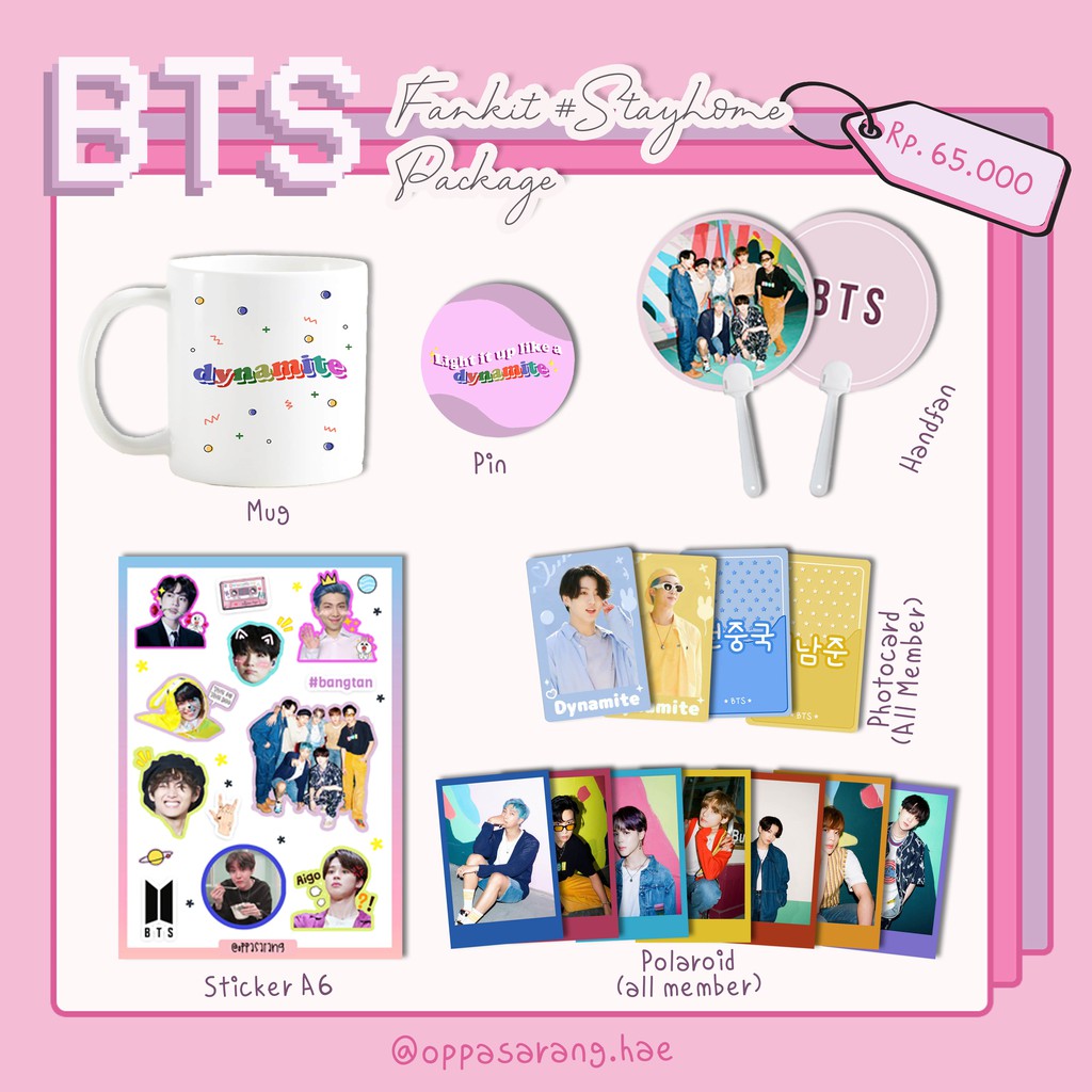 Merchandise BTS Fankit Souvenir Kado kpop
